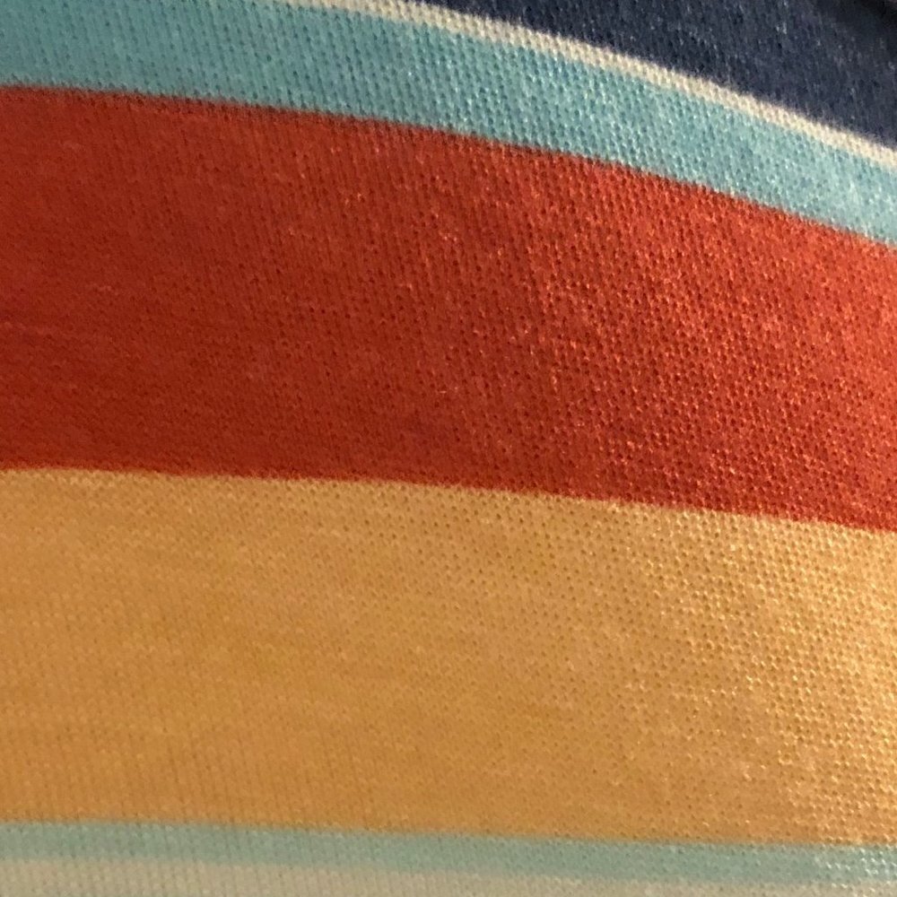 # Ruby Rd. 2X Striped Multicolor Scoop Neck Tunic - Picture 4 of 6
